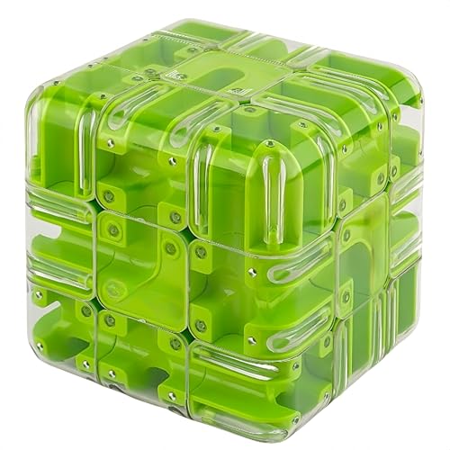 Puzzle-Würfel, magischer Kugel-Labyrinth-Ball, spannendes Denkspiel, Lernspielzeug für räumliches Vorstellungsvermögen, zum Stressabbau und zur Entwicklung des logischen Denkens (D) von Generisch