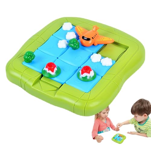 Puzzleblöcke, Zahlenrätsel für Kinder - Flugzeug -Cartoon Interactive Huarong Road Logic Puzzle | Bildungsspielzeug, Reisebrettspiel, tragbare lustige frühe Entwicklungsvorräte für Kinder Puzzleblöcke, Zahlenrätsel für Kinder - Flugzeug -Cartoon Interactive Huarong Road Logic Puzzle | Bildungsspielzeug, Reisebrettspiel, tragbare lustige frühe Entwicklungsvorräte für Kinder von Generisch