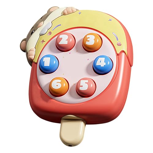 Quick Push Game, Handheld Electronic Press Machine, Interactive Stress Relief Gadget for Kids, Fun Coordination Game, Engaging Handheld Activity for Motor Skills Development von Generisch