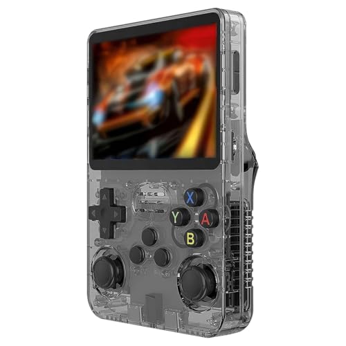 R36S Retro Handheld Spielkonsole mit 128GB Tragbare Mini Konsole mit 3.5 Zoll Display Über 21.000 Spiele Open Source System Klassische Emulator Konsole für unterwegs Kompakter Video Game Player R36S Retro Handheld Spielkonsole mit 128GB Tragbare Mini Konsole mit 3.5 Zoll Display Über 21.000 Spiele Open Source System Klassische Emulator Konsole für unterwegs Kompakter Video Game Player von Generisch