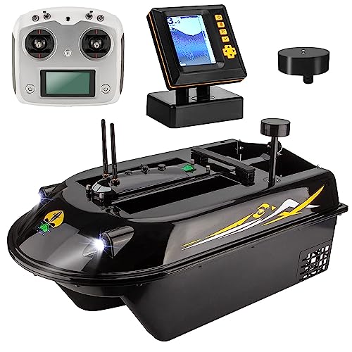 RC Angelköderboot mit 600M Fernbedienung und Fischfinder, Automatischer Feeder zum Meeresangeln, Smart Bait Dispenser für Angler RC Angelköderboot mit 600M Fernbedienung und Fischfinder, Automatischer Feeder zum Meeresangeln, Smart Bait Dispenser für Angler von Generisch