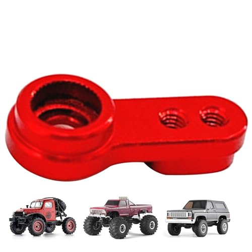 RC Auto Lenkarm, Lenkservo Horn Fcx24 - Servo-Lenkungsarm-Hupe, Servoarm-Upgrade-Teile aus Aluminiumlegierung,Agg Teil RC Auto Lenkarm, Lenkservo Horn Fcx24 - Servo-Lenkungsarm-Hupe, Servoarm-Upgrade-Teile aus Aluminiumlegierung,Agg Teil von Generisch