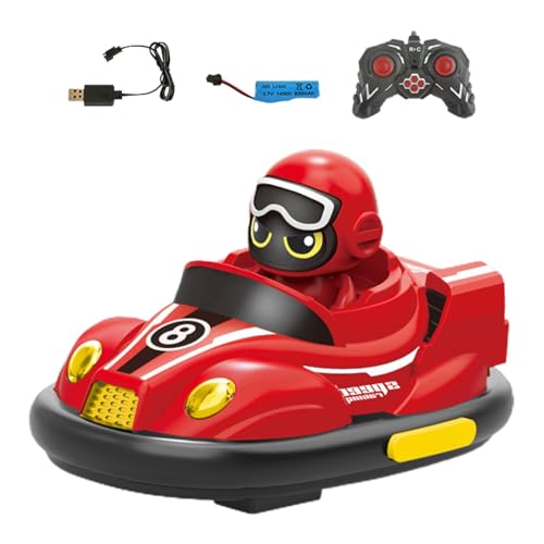RC -Auto für Kleinkind, RC Stoßfängerauto Set - Stoßfänger Fernbedienungswagen Set - Elektrofahrzeug Playset wiederaufladbares Schlachtauswurf zum Geburtstag von Generisch