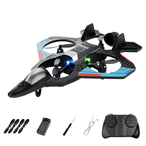 RC-Flugzeug, Anfänger-Modell & Kinderspielzeug, mit Doppelakku & Geschwindigkeitsregelung für Jugendliche und Schüler im Innen- und Außenbereich von Generisch