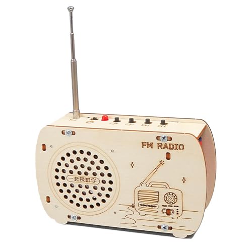 Radiobausätze Zum Selbstbauen,Elektronikbausatz Für Kinder | Elektronisches Lernspielzeug-Radio-Set | Tragbares Bastelset Zum Basteln Eines Radios, Lernspielzeug Für Stammprojekte Radiobausätze Zum Selbstbauen,Elektronikbausatz Für Kinder | Elektronisches Lernspielzeug-Radio-Set | Tragbares Bastelset Zum Basteln Eines Radios, Lernspielzeug Für Stammprojekte von Generisch