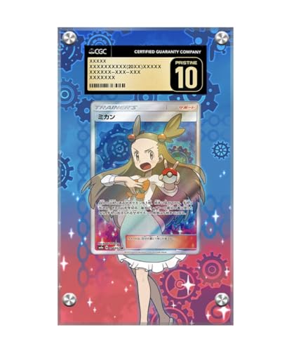 Rahmen kompatibel mit Pokemon Pokemon Jasmine 177/181 - Team Up - Erweiterte CGC Artwork Schutzkarte Vitrine von Generisch