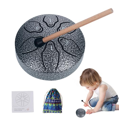 Rain Drum for Outside, Waterproof Weather Beat Bell Outdoor Musical Instrument, Ideal for Garden, Patio, Meditation, Nature Play, Enjoy The Sprinkle Symphony, 3.14x3.14 Inches von Generisch
