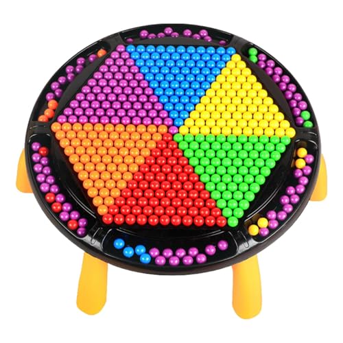 Rainbow Ball Elimination Game, Regenbogenschachbrett | Brettspiel Logical Denk Strategie | Bildungsregenbogenball -Eliminierung Spielzeug Tabletop -Puzzle Schach für Kinder Mädchen Teenager Erwachsene von Generisch