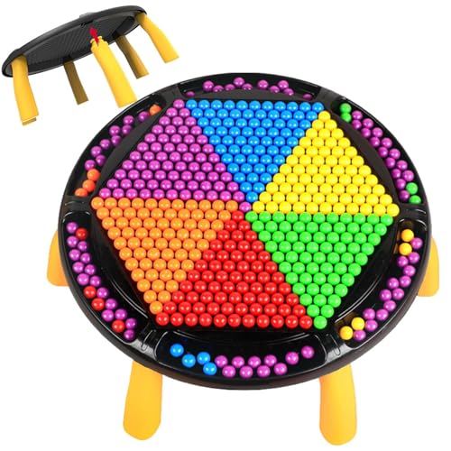 Rainbow Ball Elimination Game, Regenbogenschachbrett | Familienbrettspiele - Eltern-Kind interaktiver Regenbogenball-Eliminierung Spielzeug für Geburtstage Urlaub Weihnachten von Generisch