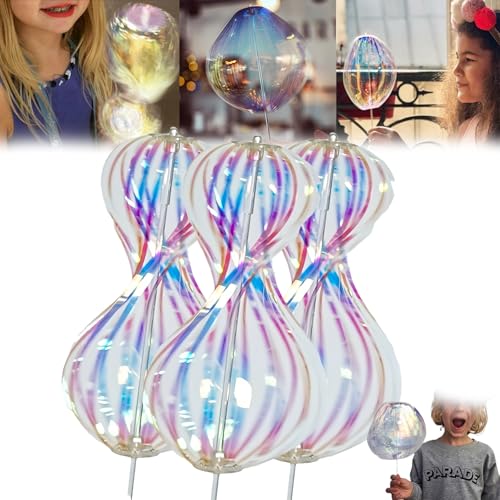 Rainbow Spinner, Rainbow Twirler, Rainbow Twirler Stick, Magic Rainbow Spinner, Rainbow Spinner, Rainbow Spinner Toy, Variable Twirler Stick Rave Toys for Valentine's Day Party Festivals (3pcs) von Generisch