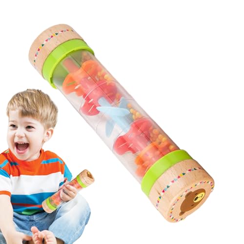 Rainstick Shaker Toy - Rain Stick Musical Instrument | Stick Shaker Regen | Beruhigende sensorische Musical-Klangspiele für Kinder, die die Osterreise im Klassenzimmer Lernen | Raîn Stîck Spinner T Rainstick Shaker Toy - Rain Stick Musical Instrument | Stick Shaker Regen | Beruhigende sensorische Musical-Klangspiele für Kinder, die die Osterreise im Klassenzimmer Lernen | Raîn Stîck Spinner T von Generisch