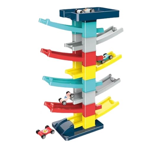 Ramp Toy, Track Toy, Colorful Design Compact Size Interactive Educational with 10 Layers, 9 Tracks and 4 Car, Racing Car for Kids, 8.46x3.54x13.58inches Ramp Toy, Track Toy, Colorful Design Compact Size Interactive Educational with 10 Layers, 9 Tracks and 4 Car, Racing Car for Kids, 8.46x3.54x13.58inches von Generisch