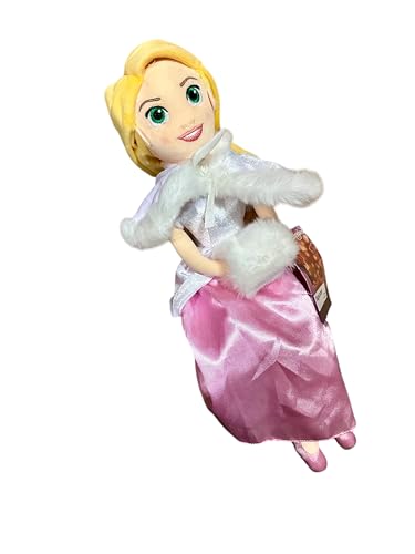 Rapunzl Langhaar-Prinzessin im Winterkleid, weiche Puppe in Rosa Rapunzl Langhaar-Prinzessin im Winterkleid, weiche Puppe in Rosa von Generisch