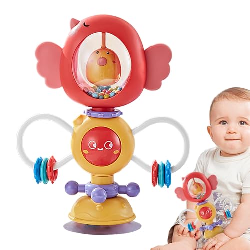 Rasselspielzeug | Babyspielzeug | Vielseitiger Hochstuhl mit Saugnapf, Spielzeugtablett für die Entwicklung des frühen Lernens, Für Kinder Ab 6 Monaten, Kinderwagen Spielzeug Rasselspielzeug | Babyspielzeug | Vielseitiger Hochstuhl mit Saugnapf, Spielzeugtablett für die Entwicklung des frühen Lernens, Für Kinder Ab 6 Monaten, Kinderwagen Spielzeug von Generisch