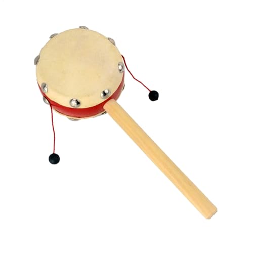 Rasseltrommel - Rasselspielzeug | Rassel -Drumspielzeug Im Chinesischen Stil | Handschüttler Holzrasseltrommel | Chinesisches Traditionelles Percussion -Instrument | Bildungsspielzeug Für Ki von Generisch