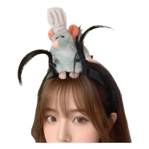 Ratatouille Hairpin Headband Headband Plüsch Haarreif Cartoon Stirnband Dekoration Französisch Breitbrimmed Haarnadel Cosplay Kostüm Requisiten Foto Kopfschmuck Kreativität Kind Geschenk (Ratatouille) Ratatouille Hairpin Headband Headband Plüsch Haarreif Cartoon Stirnband Dekoration Französisch Breitbrimmed Haarnadel Cosplay Kostüm Requisiten Foto Kopfschmuck Kreativität Kind Geschenk (Ratatouille) von Generisch