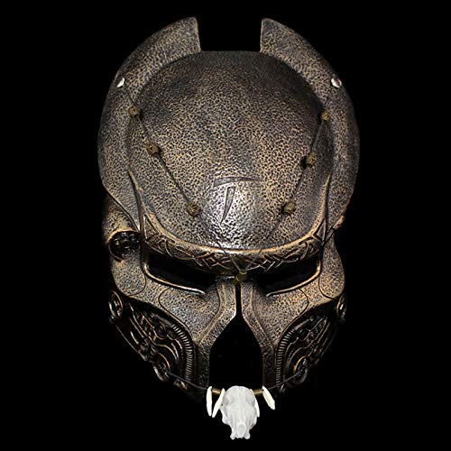 Raubtier Wolf Cosplay Maske Harz Spiel Film Party Halloween Kostüm Maske Requisiten (Kupfer - B) von Generisch