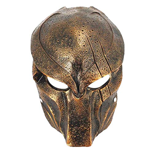 Raubtier Wolf Cosplay Maske Harz Spiel Film Party Halloween Kostüm Maske Requisiten (Kupfer - D) von Generisch
