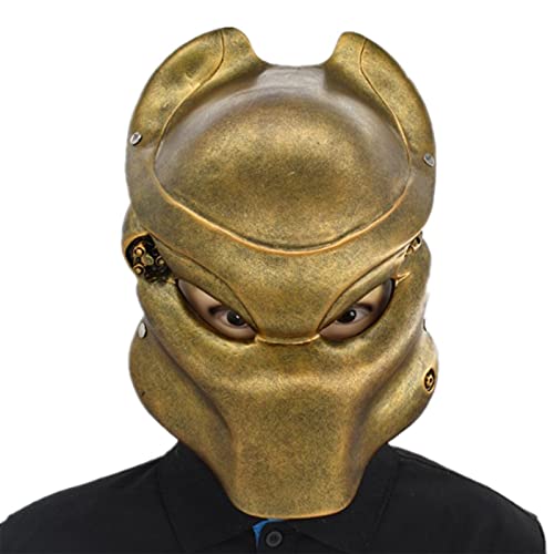 Raubtier Wolf Cosplay Maske Harz Spiel Film Party Halloween Kostüm Maske Requisiten (Kupfer - E) von Generisch