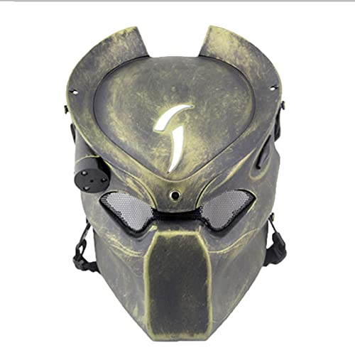 Raubtier Wolf Cosplay Maske Harz Spiel Film Party Halloween Kostüm Maske Requisiten (Kupfer - F) von Generisch