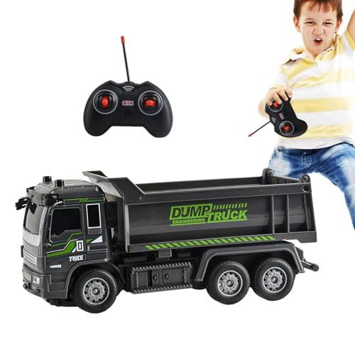 Rcdump Truck | Technisches Autospielzeug - Ferngesteuerter Bagger und Bulldozer, technisches Autospielzeug für Kinder und Erwachsene Rcdump Truck | Technisches Autospielzeug - Ferngesteuerter Bagger und Bulldozer, technisches Autospielzeug für Kinder und Erwachsene von Generisch