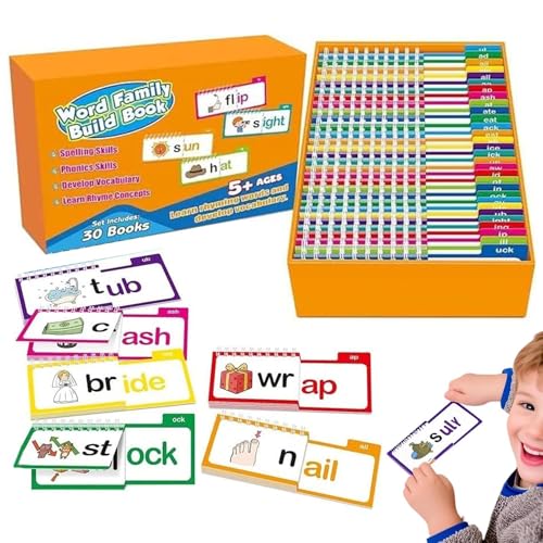 Read and Rhyme Book, Word Family Build Activity Book, Learn to Read Phonics, Letter Sounds Sight Games, Educational Reading for Kids, Fun Early Literacy Activities Read and Rhyme Book, Word Family Build Activity Book, Learn to Read Phonics, Letter Sounds Sight Games, Educational Reading for Kids, Fun Early Literacy Activities von Generisch