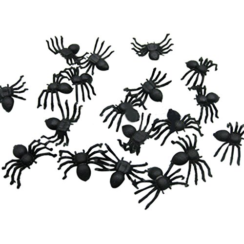 Realistic Plastic Spider Toys, Pack of 20 Realistic Spiders, Halloween Prank Props Small Size Funny Halloween Decoration, Lifelike Spiders, Prank Insect Toy for Scary Theme, Home, Garden Decoration Realistic Plastic Spider Toys, Pack of 20 Realistic Spiders, Halloween Prank Props Small Size Funny Halloween Decoration, Lifelike Spiders, Prank Insect Toy for Scary Theme, Home, Garden Decoration von Generisch