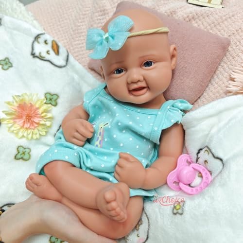 Realistisch bemalte Reborn-Babypuppe aus Silikon – 40 cm, lebensechtes Neugeborenes mit offenem Mund – ideal als Überraschung für Kinder und Senioren. Realistisch bemalte Reborn-Babypuppe aus Silikon – 40 cm, lebensechtes Neugeborenes mit offenem Mund – ideal als Überraschung für Kinder und Senioren. von Generisch