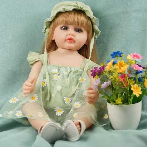 Realistische 20 Zoll Reborn Babypuppe für Mädchen – Weicher Körper, offene Augen & Zubehör – Ideal für Kinder und Sammler Realistische 20 Zoll Reborn Babypuppe für Mädchen – Weicher Körper, offene Augen & Zubehör – Ideal für Kinder und Sammler von Generisch