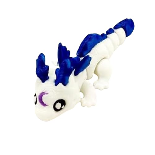 Realistische 3D Gedruckter Drache, Small Mystery Dragon, Ewegliche Gelenke 3D Druck Drachen, 3D Drache für Erwachsene und Kinder, Drachen Spielzeug für Home Office Desktop Dekoration (C) von Generisch