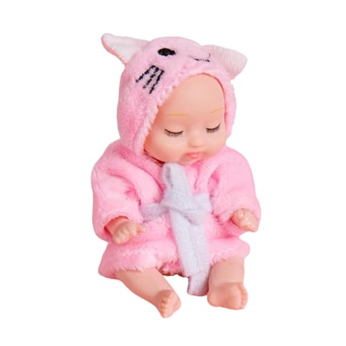 Realistische Puppe für Kleinkinder, realistische Puppe für Kinder, Pädagogische Kleinkindpuppe, Reborn-Puppenspielzeug, 4,3-Zoll-Puppe mit weichem Körper, echte Puppen für Kinder ab 3 Jahren Realistische Puppe für Kleinkinder, realistische Puppe für Kinder, Pädagogische Kleinkindpuppe, Reborn-Puppenspielzeug, 4,3-Zoll-Puppe mit weichem Körper, echte Puppen für Kinder ab 3 Jahren von Generisch