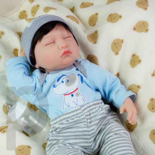 Realistische Reborn Baby Puppe – 50cm mit handbemalten Details – Sanfter Begleiter für Kinder & Erwachsene Realistische Reborn Baby Puppe – 50cm mit handbemalten Details – Sanfter Begleiter für Kinder & Erwachsene von Generisch