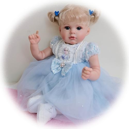 Realistische Reborn Babypuppen Mädchen 20 Zoll Lebensechte Baby Puppe Neugeborenes Baby Puppen weichem Stoffkörper Handgefertigte Spielzeug Geschenk für Kinder im Alter von 3+ Realistische Reborn Babypuppen Mädchen 20 Zoll Lebensechte Baby Puppe Neugeborenes Baby Puppen weichem Stoffkörper Handgefertigte Spielzeug Geschenk für Kinder im Alter von 3+ von Generisch