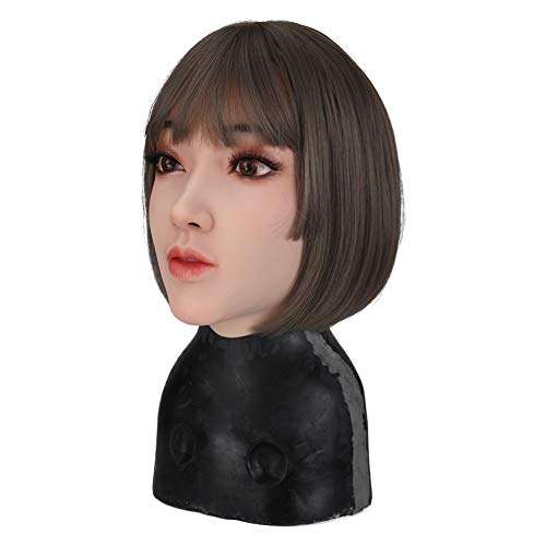 Realistische Silikon-Vollkopfmaske für weibliche Gesichtsverwandlung in Cosplay und Drag Performance Realistische Silikon-Vollkopfmaske für weibliche Gesichtsverwandlung in Cosplay und Drag Performance von Generisch