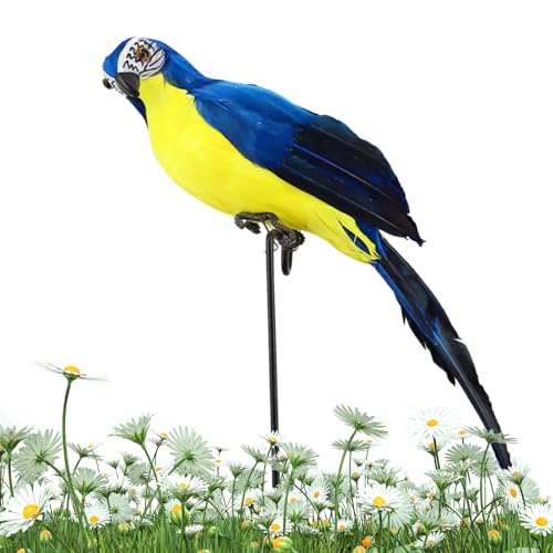 Realistische Vogelstatue Garten – Gartenpapageienstatue | Realistischer tropischer Vogel für Balkon, Rasen, Outdoor-Tierornament, Skulptur für Haus, Hof, Wand, Display, lebendige Papageienfigur aus Realistische Vogelstatue Garten – Gartenpapageienstatue | Realistischer tropischer Vogel für Balkon, Rasen, Outdoor-Tierornament, Skulptur für Haus, Hof, Wand, Display, lebendige Papageienfigur aus von Generisch