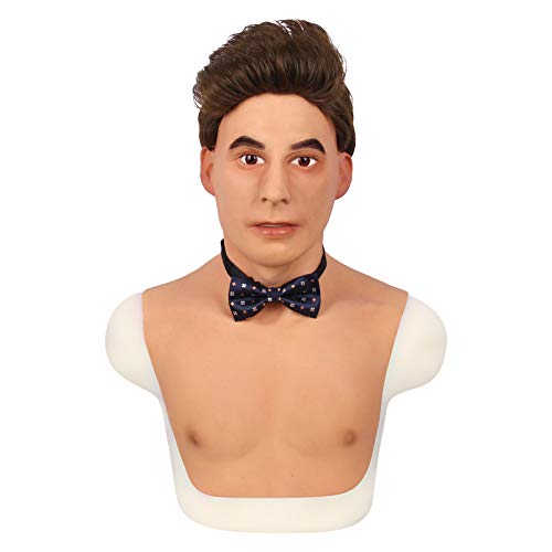 Realistische Vollkopf-Silikonmaske für Crossdressing und Cosplay - Gender Transition Prop für Erwachsene von Generisch
