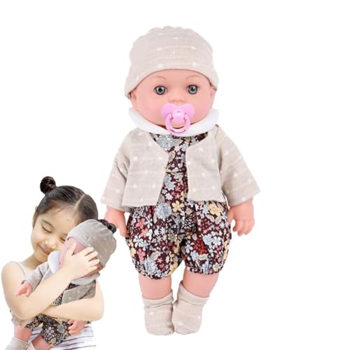 Realistische handgefertigte wiedergeborene Babypuppe-20 lebensechter Neugeborenes mit handgemalten Lippen und weichem Vinylkörper, perfektes Sammlergeschenk für Kinder, und Mädchen im Alter vo von Generisch
