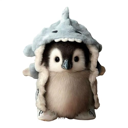Realistischer Plüsch Roboter Pinguin, Mein realistischer Roboter Pinguin, weiche Pinguine Plüschtierpuppe, lustiger interaktiver Partner zur emotionalen Unterstützung für Kinder und Erwachsene von Generisch