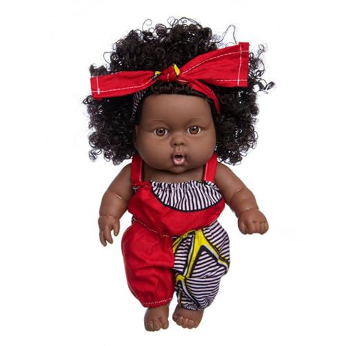 Realistisches Babypuppenschwarzes Mädchen | Realistische Babypuppe Schwarze Wiedergeboren Realistisches Babypuppenschwarzes Mädchen | Realistische Babypuppe Schwarze Wiedergeboren von Generisch