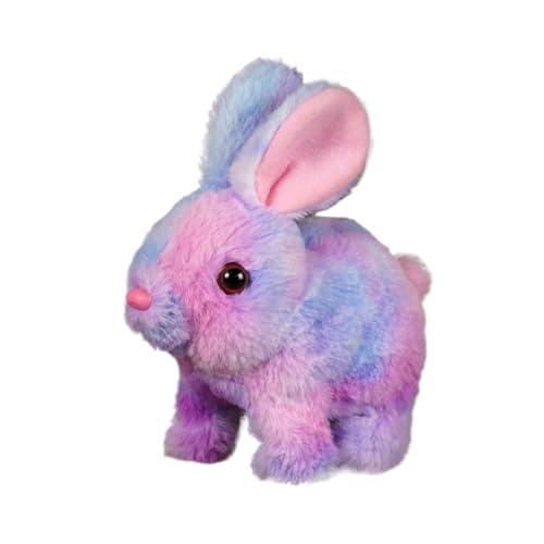 Realistisches Hasenspielzeug - süßes Hoping -Kaninchen -Stofftier | Simulierte Kaninchenpuppe Stofftiere | Interaktive Plüschfiguren zum Springen, zuckenden Nasen, wackelnden Ohren, natürliche Bewegun Realistisches Hasenspielzeug - süßes Hoping -Kaninchen -Stofftier | Simulierte Kaninchenpuppe Stofftiere | Interaktive Plüschfiguren zum Springen, zuckenden Nasen, wackelnden Ohren, natürliche Bewegun von Generisch