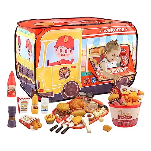 Realistisches Spielfutter,Realistisches Hamburger-Spielset für Kinder mit Tablett | Stellen Sie sich vor, ein Hamburger-Spielzeug für die Erkennungsfähigkeit vorzutäuschen, ein farbenfrohes Essensspie Realistisches Spielfutter,Realistisches Hamburger-Spielset für Kinder mit Tablett | Stellen Sie sich vor, ein Hamburger-Spielzeug für die Erkennungsfähigkeit vorzutäuschen, ein farbenfrohes Essensspie von Generisch