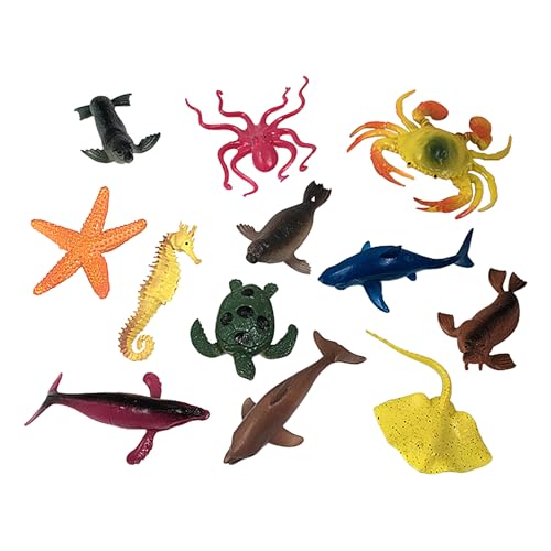 Realistisches Tierspielzeug, Meeresfigur Badespielzeug,12 Stück realistische Figuren Spielzeug Meeresbewohner Tierspielzeug - Verschiedene Meeresbadespielzeuge, Unterwasser-Lernspielzeug zum Geburtsta Realistisches Tierspielzeug, Meeresfigur Badespielzeug,12 Stück realistische Figuren Spielzeug Meeresbewohner Tierspielzeug - Verschiedene Meeresbadespielzeuge, Unterwasser-Lernspielzeug zum Geburtsta von Generisch