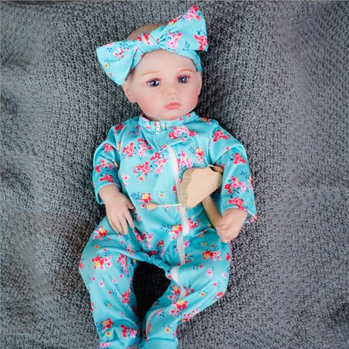 Reborn Babypuppe 18 Zoll – Realistische lebensechte Puppe mit Weichkörper & Zubehör – Handbemalte Neugeborene Puppe als Geschenk für Kinder ab 3 Jahren Reborn Babypuppe 18 Zoll – Realistische lebensechte Puppe mit Weichkörper & Zubehör – Handbemalte Neugeborene Puppe als Geschenk für Kinder ab 3 Jahren von Generisch