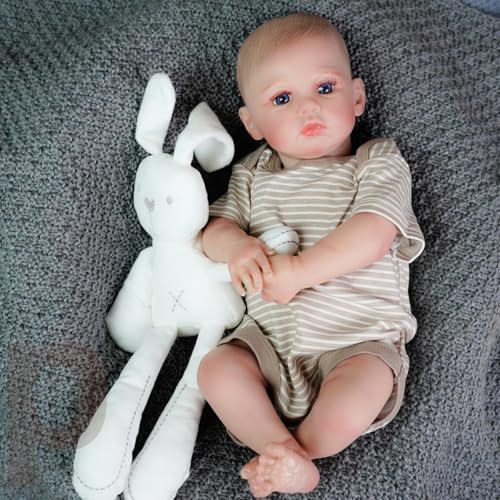 Reborn Babypuppe für Kinder – 18 Zoll Puppe mit realistischen Details – Fördert soziale & emotionale Fähigkeiten beim Spielen Reborn Babypuppe für Kinder – 18 Zoll Puppe mit realistischen Details – Fördert soziale & emotionale Fähigkeiten beim Spielen von Generisch