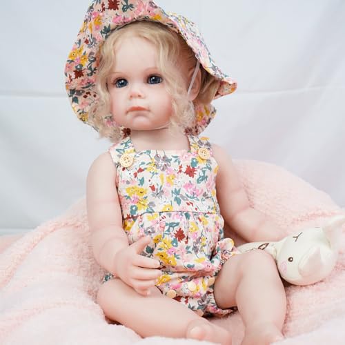 Reborn Babypuppe mit Kleidung, Flasche & Schnuller – Realistische Puppe mit Weichkörper & Zubehör – 50 cm Reborn Babypuppe mit Kleidung, Flasche & Schnuller – Realistische Puppe mit Weichkörper & Zubehör – 50 cm von Generisch
