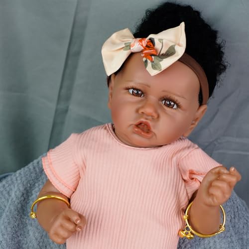 Reborn Babypuppe mit Zubehör Mädchen zu Weihnachten oder Geburtstag – Realistische 18 Zoll Puppe Reborn Babypuppe mit Zubehör Mädchen zu Weihnachten oder Geburtstag – Realistische 18 Zoll Puppe von Generisch