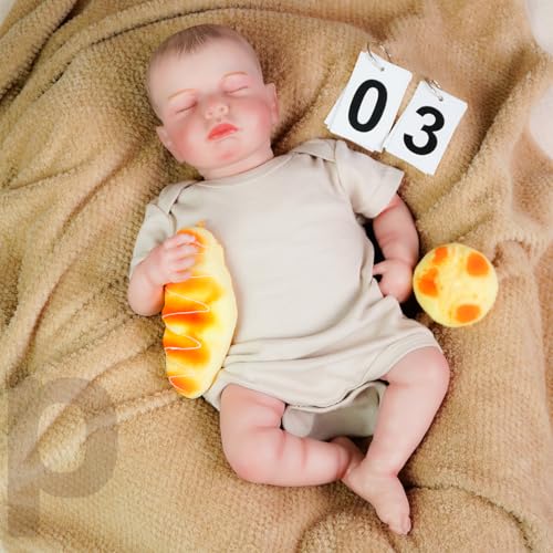 Reborn Puppe 18 Zoll – Realistische Babypuppe mit beweglichen Gliedmaßen Mädchen ab 3 Jahren Reborn Puppe 18 Zoll – Realistische Babypuppe mit beweglichen Gliedmaßen Mädchen ab 3 Jahren von Generisch