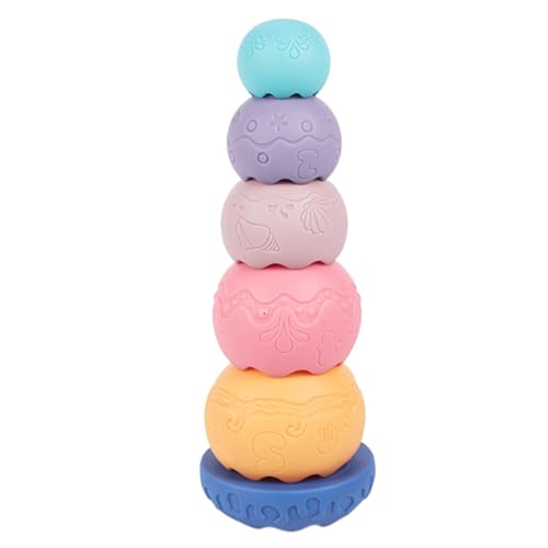 Regenbogen-Stapelspielzeug,Stapelspielzeug für Kinder,Stapelbares Spielzeug, sensorisches Stapelspielzeug - Weiche Bausteine, Vorschul-Lernspielzeug für Kinder und Mädchen Regenbogen-Stapelspielzeug,Stapelspielzeug für Kinder,Stapelbares Spielzeug, sensorisches Stapelspielzeug - Weiche Bausteine, Vorschul-Lernspielzeug für Kinder und Mädchen von Generisch