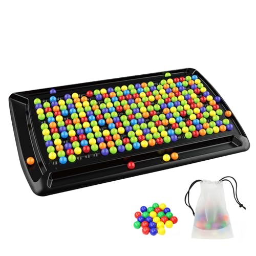 Regenbogenperlenspiel - Regenbogenschachbrett | Ausscheidungsschachbrett | Rainbow Perle Elimination Game | Buntes Ball Matching Desktop Game | Interaktives Schachbrettspiel für Kinder Erwachsene von Generisch