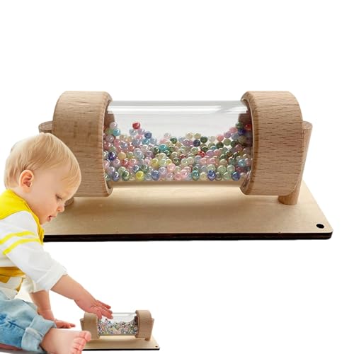 Regenmacher Perlen Regenstift - -Busy -Board Paillets Accessoires | Regenmacher Spielzeug Regenmacher beschäftigt Board für Boy Girl Flugzeug Toyet | Pädagogisches sensorisches von Generisch